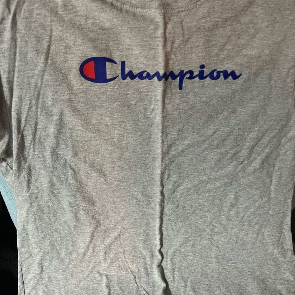 Grey champion shirt